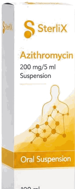 Azithromycin 200mg/5ml oral suspension pack
