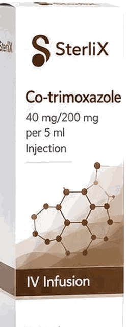 Co-trimoxazole IV 40mg/200mg per 5ml solution for infusion pack