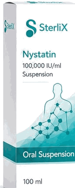 Nystatin 100,000 IU/ml oral suspension pack
